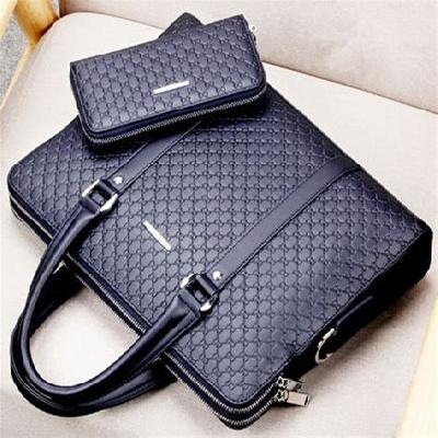 Stylish Unisex Hard Shell Briefcase Laptop Bag with Strap for 14" Laptop